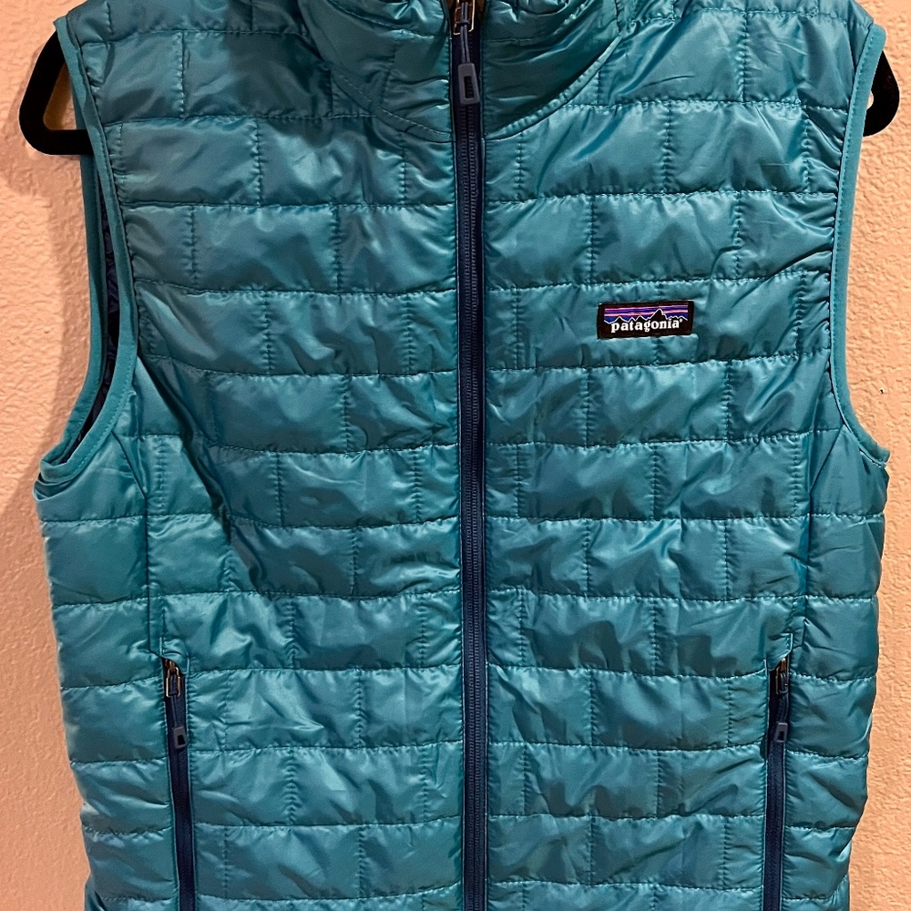 Patagonia Men's Nano Puff Vest - Small - Belay Blue NWT